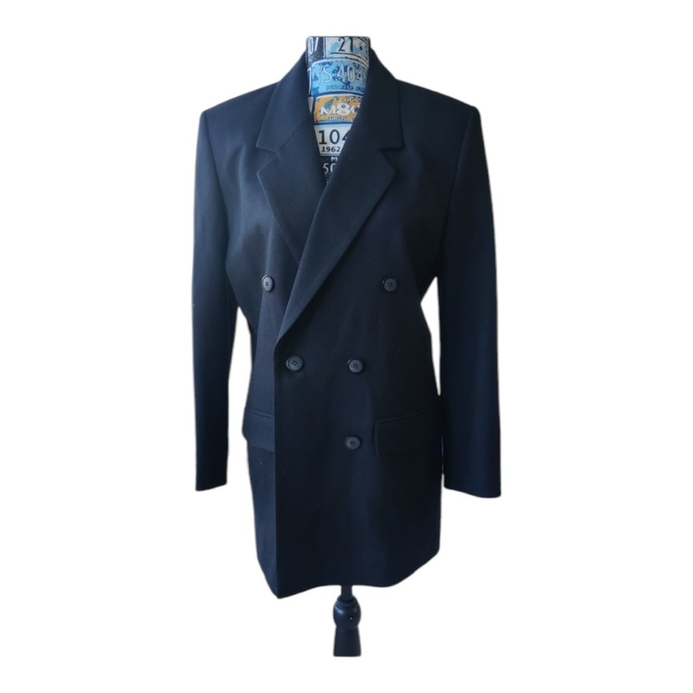 Pendleton Women’s 100% Pure Virgin Wool Blazer, Color Black, Size 8.